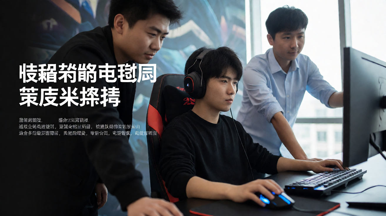 策略类电竞对局，选手在赛场上进行深度博弈
